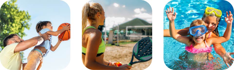 The River Club - Piscina - Tenis - Tenis de playa - Baloncesto - Gimnasio